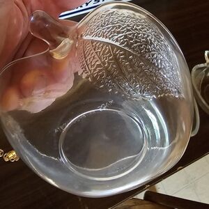 Vintage glass apple bowl set of 3